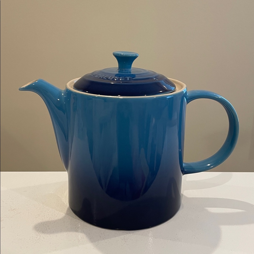 Le Creuset Azure Blue Teapot